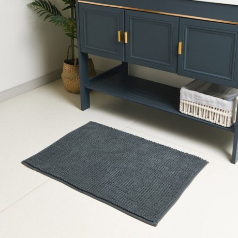 Постелка за баня 50x70 см сива INTER CERAMIC ➤ топ цена ➤ dshome.bg