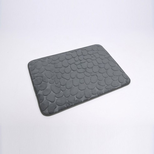 Постелка за баня с Memory пяна 50x70 см сива INTER CERAMIC ➤ топ цена ➤ dshome.bg