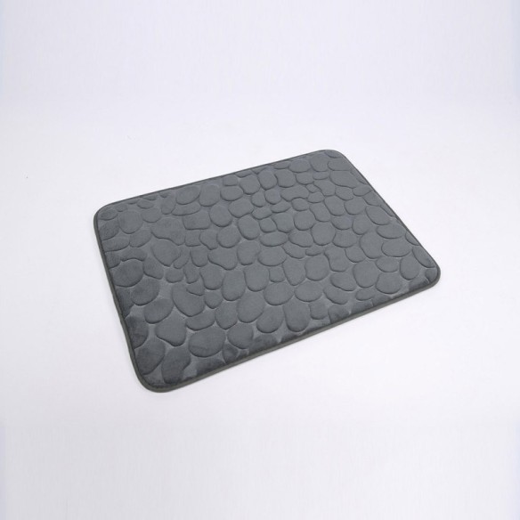 Постелка за баня с Memory пяна 50x70 см сива INTER CERAMIC ➤ топ цена ➤ dshome.bg