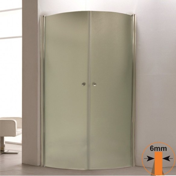 Душ кабина 90x90 см матирано стъкло ICS 109RP INTER CERAMIC ➤ топ цена ➤ dshome.bg