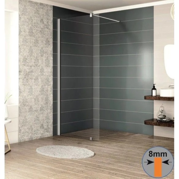 Параван за баня 80x200 см ICS 113TR/80 New INTER CERAMIC ➤ топ цена ➤ dshome.bg