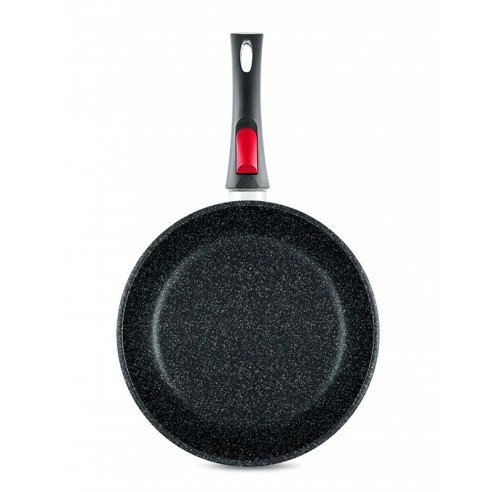 Тиган с незалепващо покритие ø26 см черен гранит НЕВА МЕТАЛЛ ПОСУДА ➤ топ цена ➤ dshome.bg