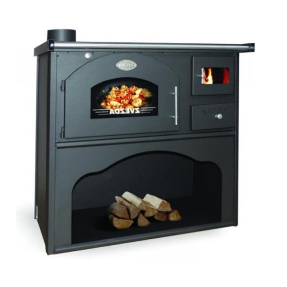 Готварска печка 7 kW лява Класик ГФС ZVEZDA ➤ топ цена ➤ dshome.bg