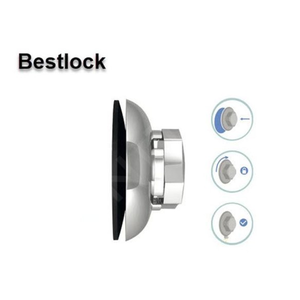 Етажерка за баня с вакуум Bestlock Bath COMPACTOR ➤ топ цена ➤ dshome.bg