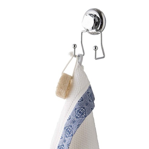 Двойна закачалка за баня с вакуум Bestlock Bath COMPACTOR ➤ топ цена ➤ dshome.bg