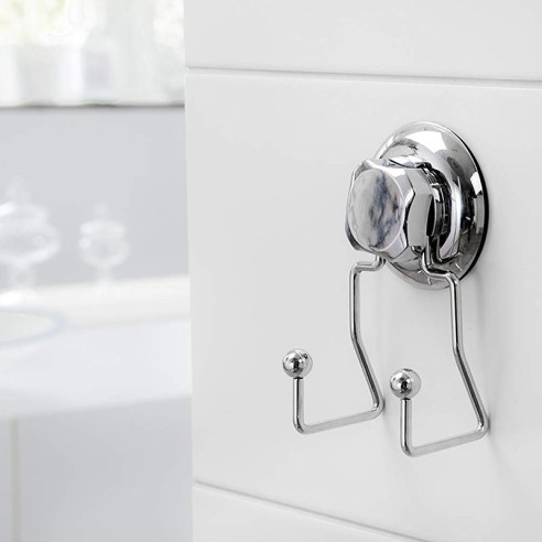 Двойна закачалка за баня с вакуум Bestlock Bath COMPACTOR ➤ топ цена ➤ dshome.bg