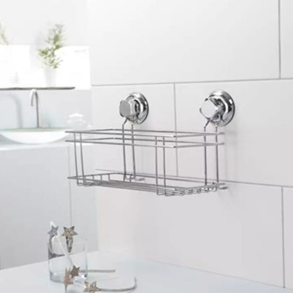 Голяма кошница за баня с вакуум Bestlock Bath COMPACTOR ➤ топ цена ➤ dshome.bg