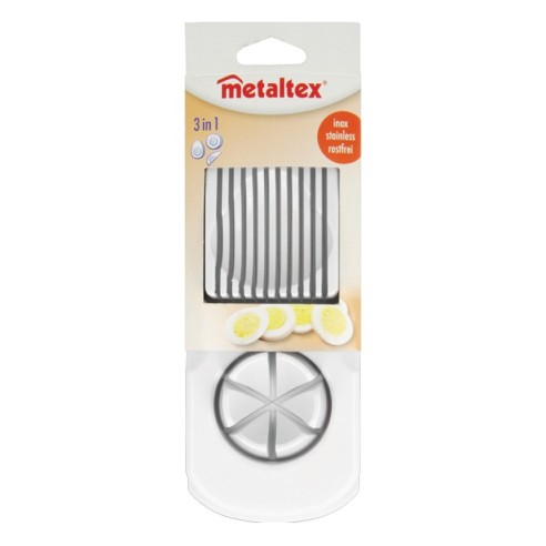 Двойна резачка за яйца 3в1 METALTEX ➤ топ цена ➤ dshome.bg
