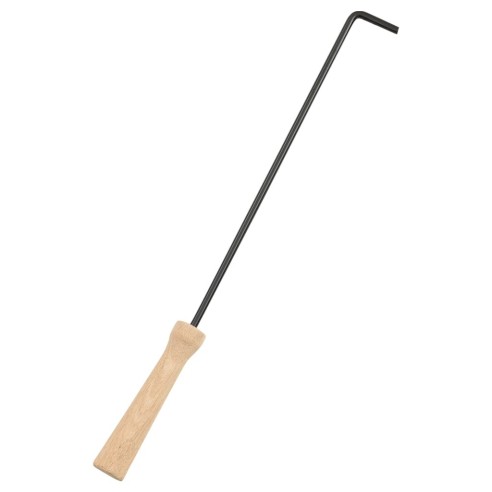 Преносимо огнище барбекю 2-в-1, с ръжен, 56x56x49 см, стомана