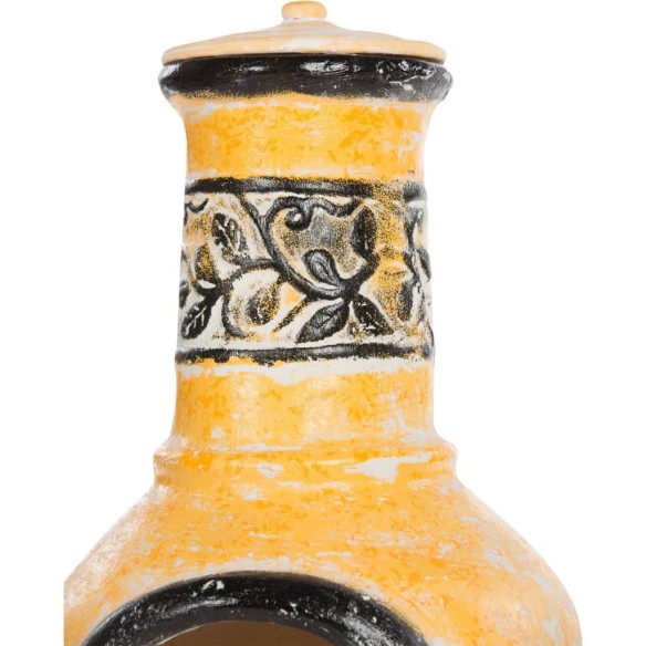 RedFire Камина Soledad, глина, жълто/черно, 86035