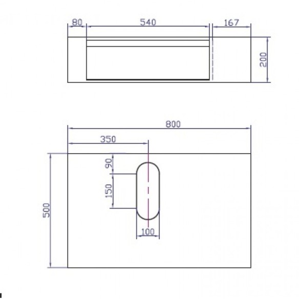 Мебели за баня- icp 8029 / 3861 - 8