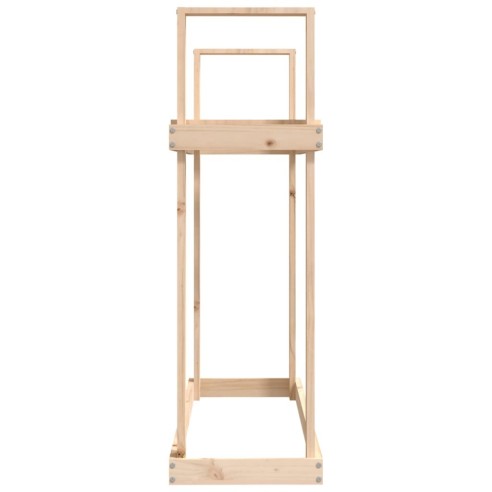 Поставка за дърва за огрев 110x35x108,5 масивно дърво бор