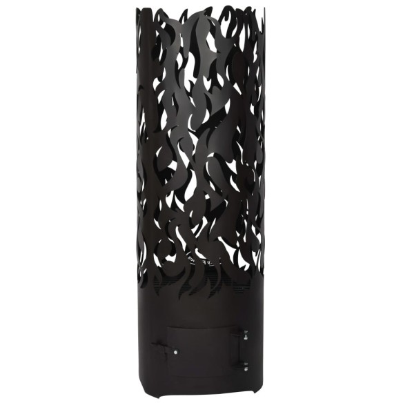 Esschert Design Огнище Flames, въглеродна стомана, черно, FF408