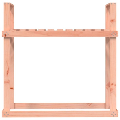 Поставка за дърва за огрев 110x35x108,5 см масивна дугласка ела