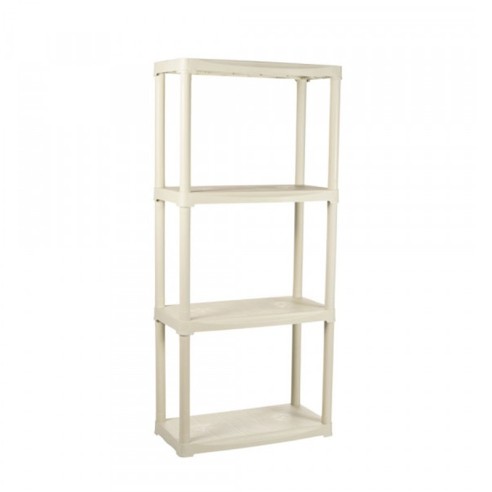 Стелаж 60х30х133 см бежов PVC 4x20 кг ➤ топ цена ➤ dshome.bg