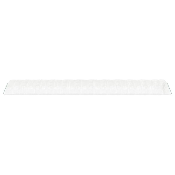 Оранжерия със стоманена рамка бяла 120 м² 24x5x2,3 м