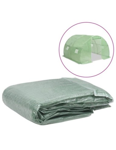 vidaXL Резервно покривало за парник (9 м²), 300x300x200 см, зелено