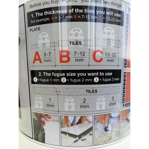 Нивелиращ ключ за планки 100 бр. MAGNEFIX ➤ топ цена ➤ dshome.bg