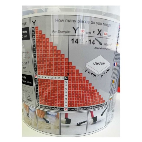 Нивелиращ ключ за планки 100 бр. MAGNEFIX ➤ топ цена ➤ dshome.bg