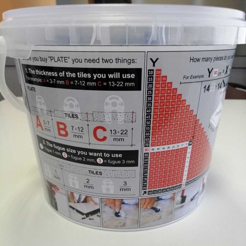 Нивелиращ ключ за планки 100 бр. MAGNEFIX ➤ топ цена ➤ dshome.bg