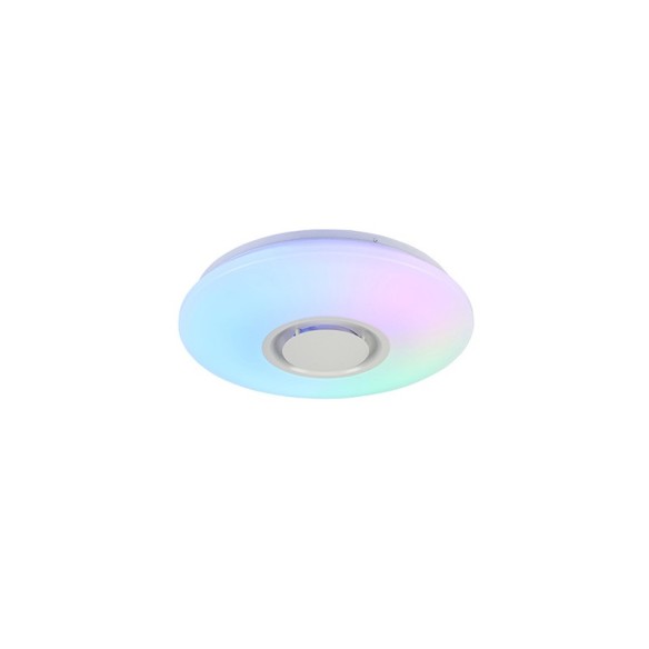 Музикален LED плафон 3000 - 6500 K+RGB Blue Tooth Plastic LIGHTEX ➤ топ цена ➤ dshome.bg