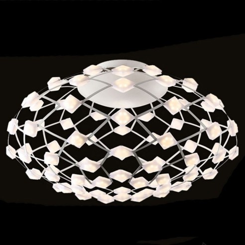 Полилей Amore 48 W 3200 К 500x270 мм бял LIGHTEX ➤ топ цена ➤ dshome.bg