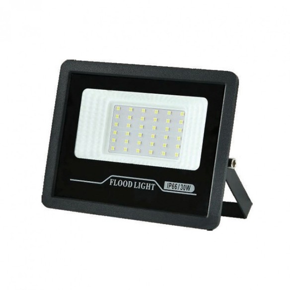 LED прожектор Tomi 30 W 6500 K IP65 черен LIGHTEX ➤ топ цена ➤ dshome.bg