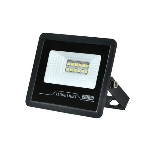 LED прожектор Tomi 10 W 6500 K IP65 CW черен LIGHTEX