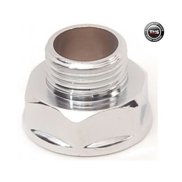 Муфа нипел месинг хром 1/2"ж х 1/2"м THS THERMOSTYLE ➤ топ цена ➤ dshome.bg