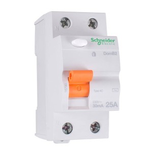 Дефектнотокова защита 2P 25А Domae SCHNEIDER ➤ топ цена ➤ dshome.bg