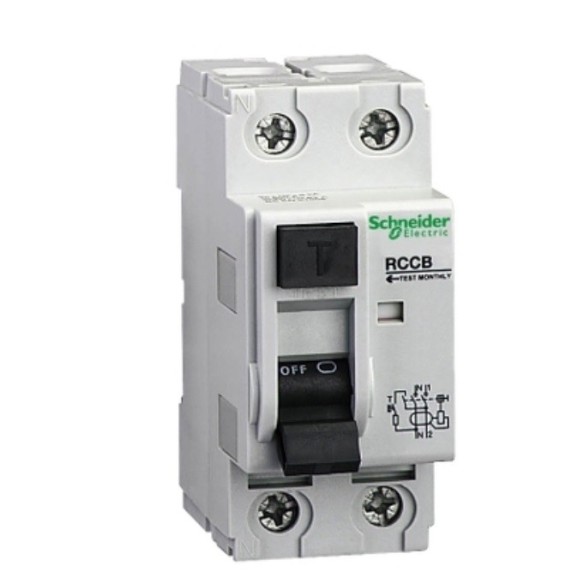 Дефектнотокова защита 2P 63А SCHNEIDER ➤ топ цена ➤ dshome.bg