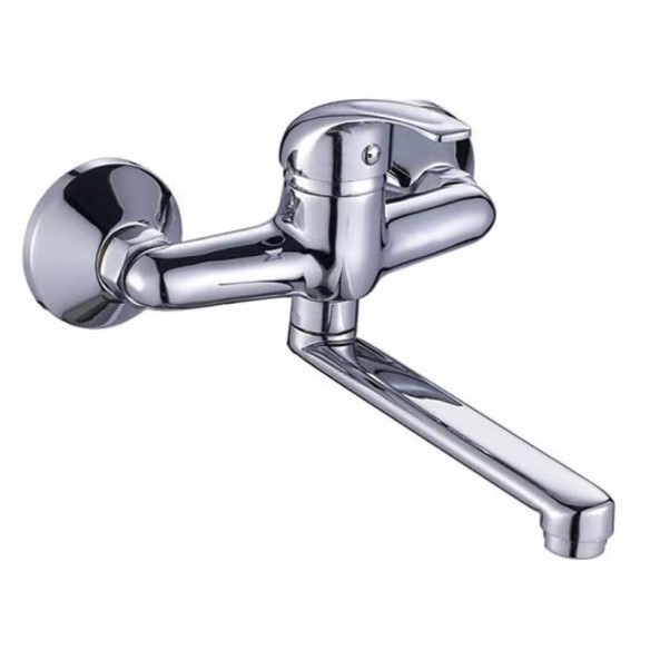 Смесител за кухня Еко стенен INTER CERAMIC ➤ топ цена ➤ dshome.bg