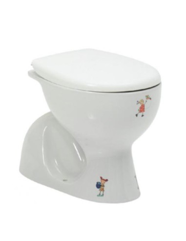 Детска тоалетна чиния с хоризонтално оттичане Turkuaz Seramik - 1