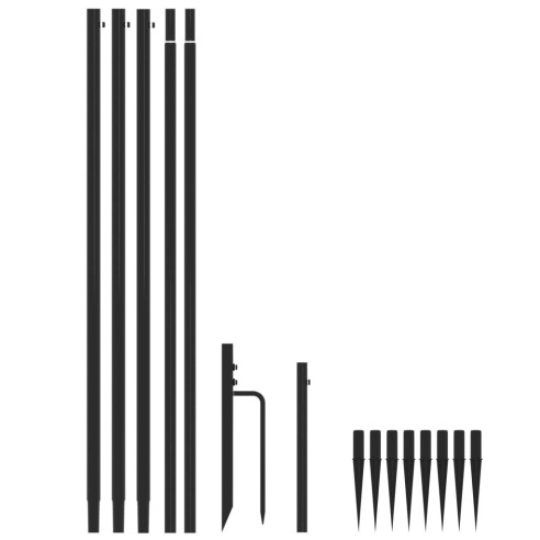 Светеща коледна елха, за закрито/открито, 576 LED, синя, 3,6 м