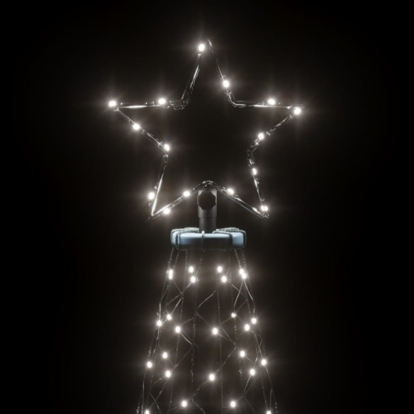 Коледна елха с шип, студено бяла, 3000 LED, 800 см