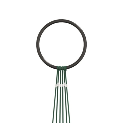 Коледна елха на флагщок, топло бяло, 108 LED, 180 см