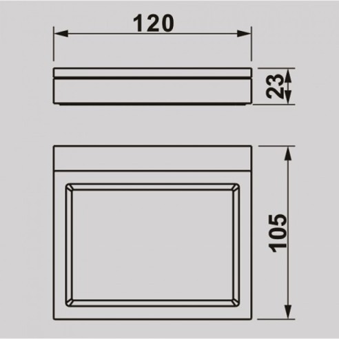 Сапунерка Ерин 12х10.5х2.3см INTER CERAMIC - 2