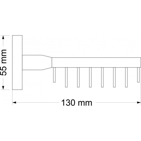 Решетъчна сапунерка Ноа 13х5.5см INTER CERAMIC - 2