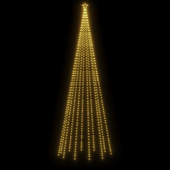 Конусовидна елха, топло бяло, 732 LED, 160x500 см