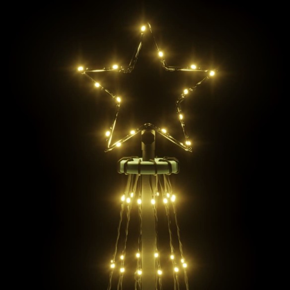 Конусовидна елха, топло бяло, 732 LED, 160x500 см