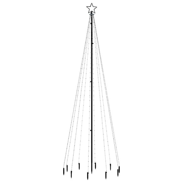 Коледна елха с шип, синя, 310 LED, 300 см
