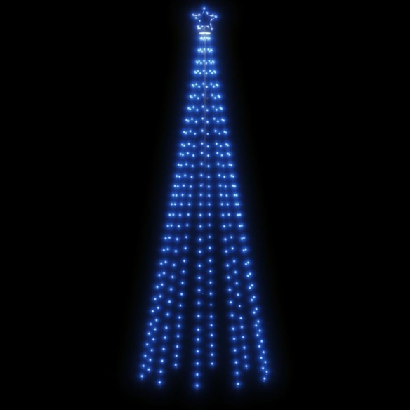 Коледна елха с шип, синя, 310 LED, 300 см