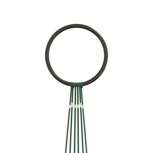 Коледна елха на флагщок, синьо, 108 LED, 180 см