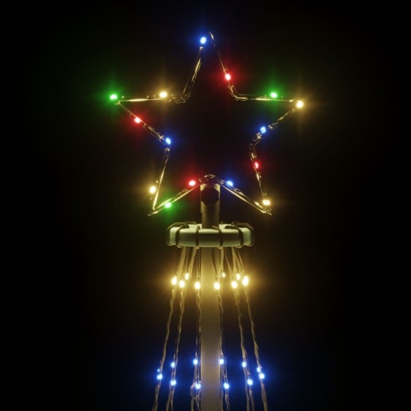 Коледна елха с шип, многоцветна, 732 LED, 500 см
