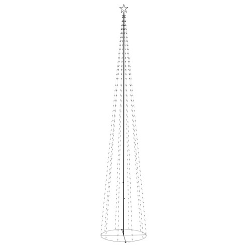 Коледна елха конус, 752 сини LED, декорация, 160x500 см