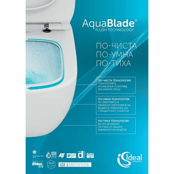 WC комплект за вграждане 3в1 Tesi AquaBlade Vidima - 6