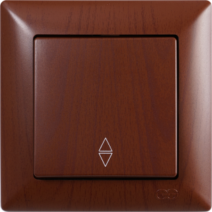 Ключ девиаторен сх.6 орех-230V- Visage GUNSAN - 1