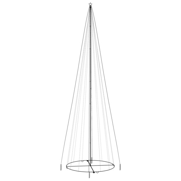 Коледна елха конус, синя, 1134 LED, 230x800 см