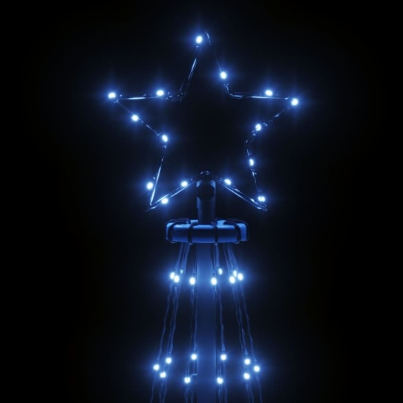 Коледна елха конус, синя, 1134 LED, 230x800 см