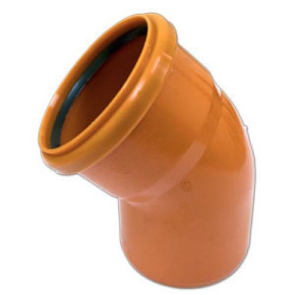 Оранжева PVC дъга ф315/ 45° Pestan - 1